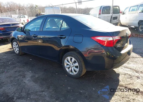 2016 Toyota Corolla Le z USA, uszkodzony, nr VIN 2T1BURHE2GC560328